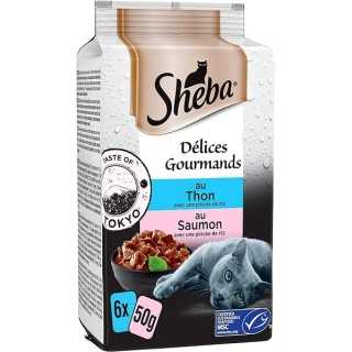 Sheba Dèlices Du Jour Taste Of Tokyo 6 X 50 Gr.