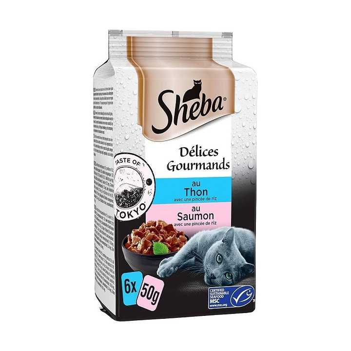 Sheba Dèlices Du Jour Taste Of Tokyo 6 X 50 Gr.
