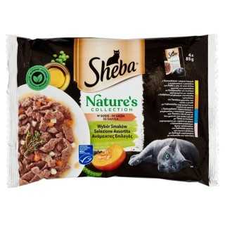 Sheba Nature'S Collection Selezione Assortita In Salsa 4 X 85 Gr.