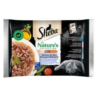 Sheba Nature'S Collection Selezione Del Mare In Salsa 4 X 85 Gr.