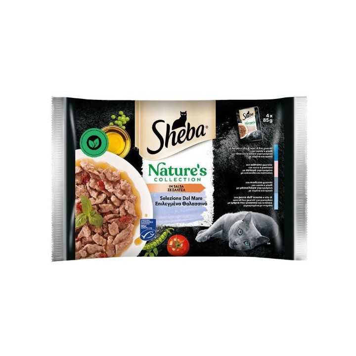 Sheba Nature'S Collection Selezione Del Mare In Salsa 4 X 85 Gr.