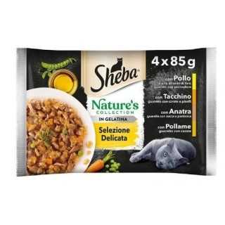 Sheba Nature'S Collection Selezione Delicata In Gelatina 4 X 85 Gr.