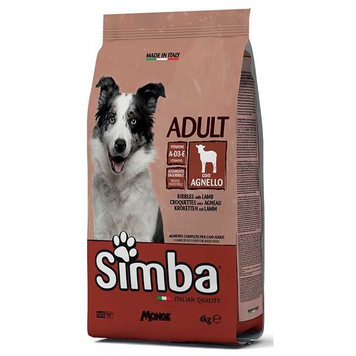 Simba Cane Crocchette Con Agnello 4 Kg.