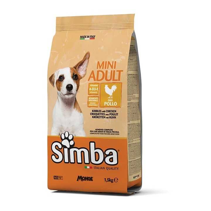 Simba Cane Crocchette Mini Con Pollo 1,5 Kg.