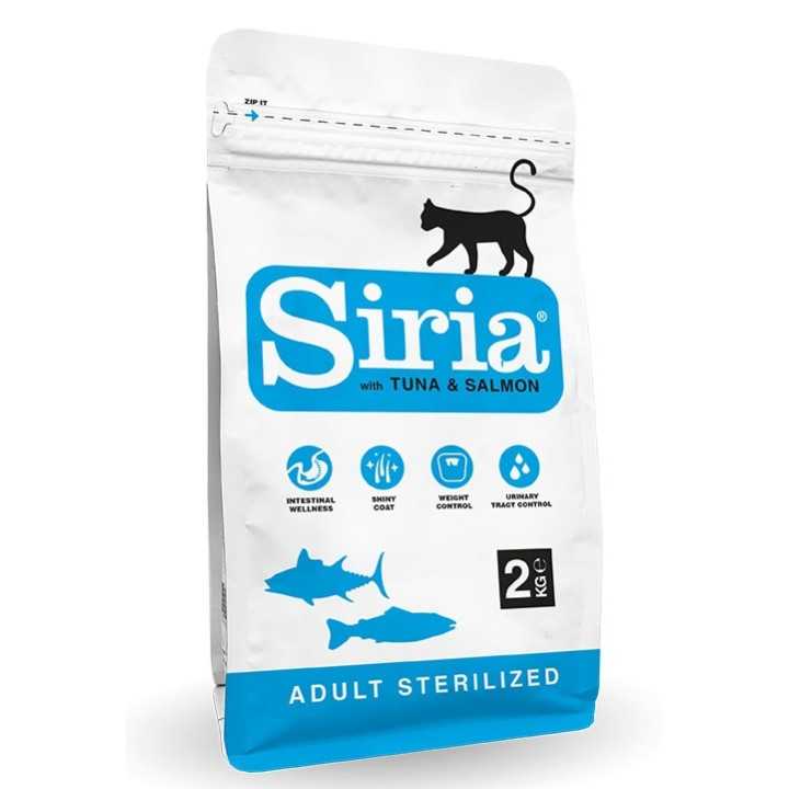 Siria Adult Sterilized Tonno & Salmone 2 Kg.