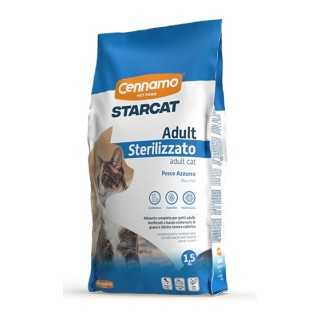 Star Cat Adult Sterilizzato Pesce Azzurro 1,5 Kg.