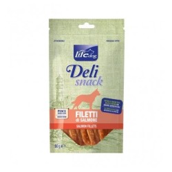 Life Dog Deli Snack Filetto Essiccato Di Salmone 100 Gr.