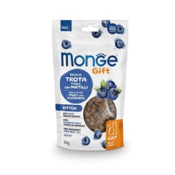 Monge Gift Meat Minis Kitten Trota & Mirtlli 50 Gr.