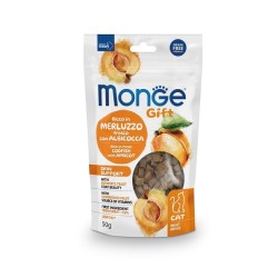 Monge Gift Meat Minis Skin Support Merluzzo & Albicocca 50 Gr.