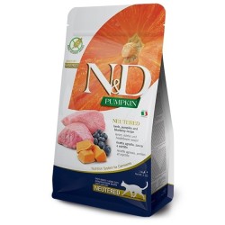 N&D Cat Pumpkin Formula Neutered Agnello