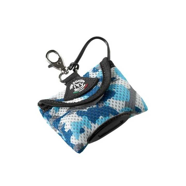 Treponti Dispenser Porta Sacchetti Mimetico Azzurro