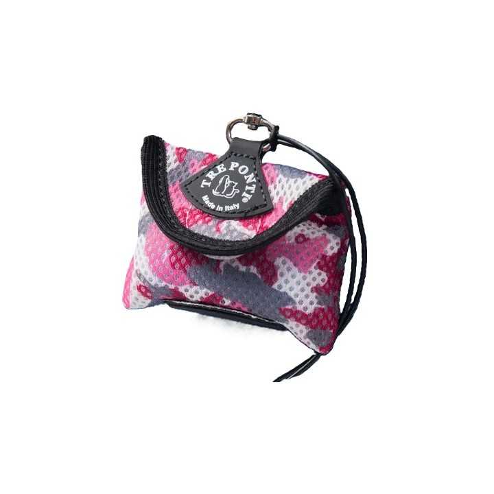 Treponti Dispenser Porta Sacchetti Mimetico Rosa