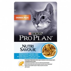 Purina Pro Plan Cat Nutri Savour Derma Plus Merluzzo In Salsa