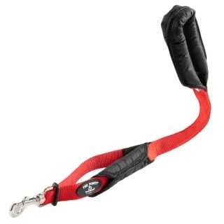 Treponti Guinzaglio Doppio Manico 65 Cm. Rosso