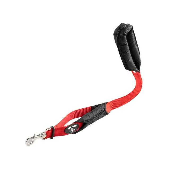 Treponti Guinzaglio Doppio Manico 65 Cm. Rosso