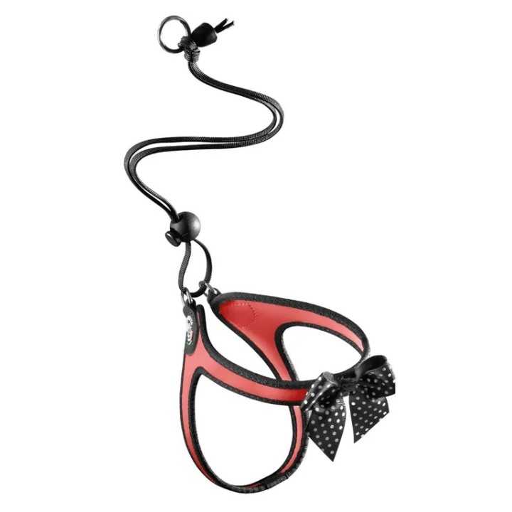 Treponti Pettorina Easy Fit Charisma Grace Onyx Laccio Tg.1½ (3-4 Kg.) Rossa