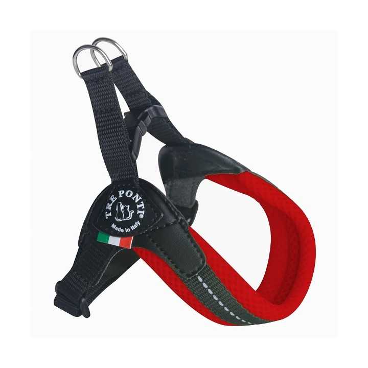 Treponti Pettorina Easy Fit Genesis Mesh Tg.1 (0-3 Kg.) Rossa