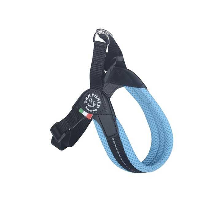 Treponti Pettorina Easy Fit Pastello Tg.4 (9-14 Kg.) Azzurra