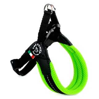 Treponti Pettorina Easy Fit Rete Fluo Tg.1½ (3-4 Kg.) Verde