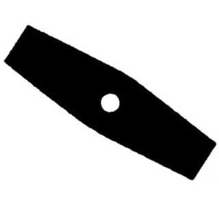 Disco Decespugliatore Per Erba (Lama Retta 25,5 Cm 2 Denti) in Acciaio al Carbonio - Samurai