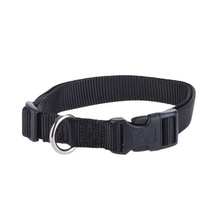 Bengy Collare In Nylon (2,5 X 45/65 Cm.) Nero
