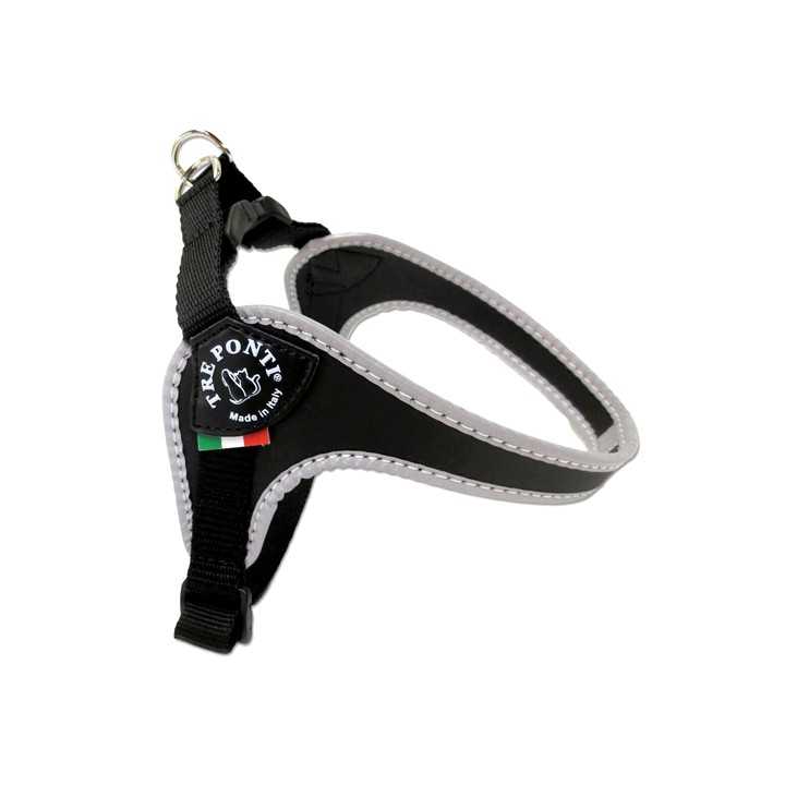 Treponti Pettorina Easy Fit Sottopancia Tg.3 (6-7 Kg.) Nera