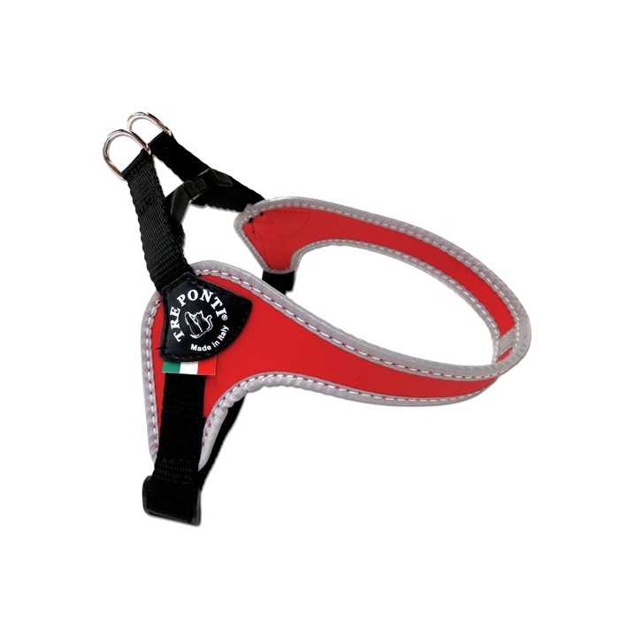 Treponti Pettorina Easy Fit Sottopancia Tg.4 (9-14 Kg.) Rossa