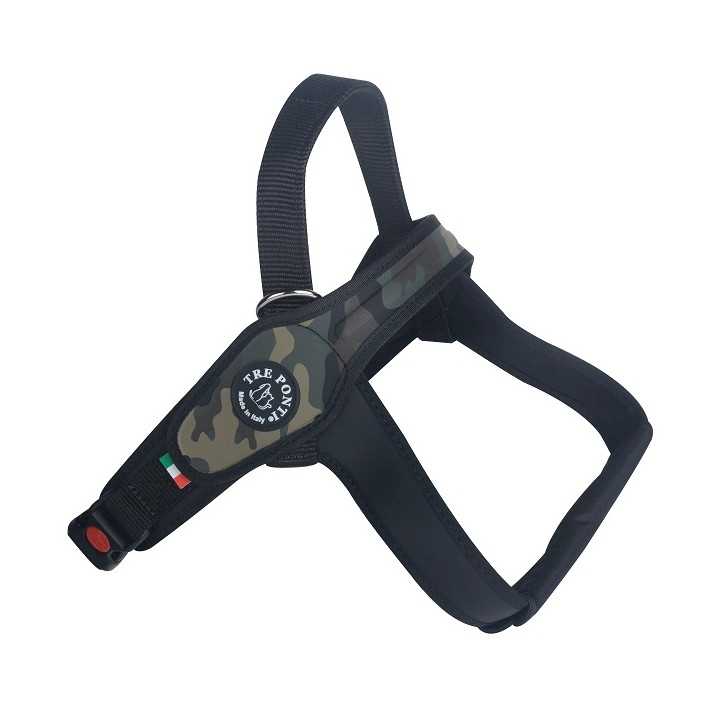 Treponti Pettorina Primo Camouflage Tg.Xl (30-40 Kg.) Mimetica Europa