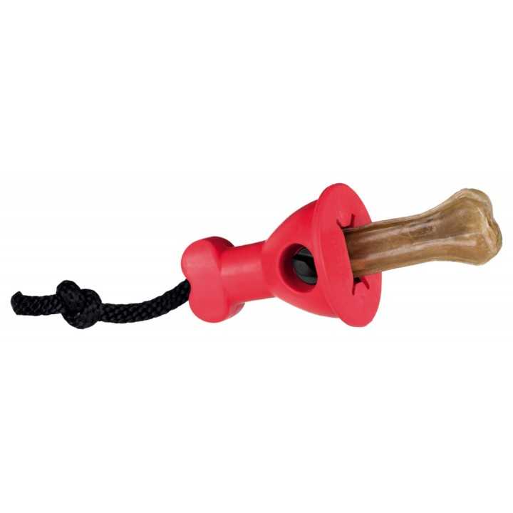 Trixie Boneguard In Gomma Dura Con Corda Diam. 10 Cm. / 13 Cm.