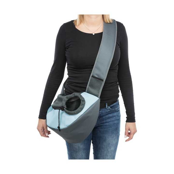 Trixie Borsa Frontale Sling (50 X 25 X 18 Cm.) Grigia
