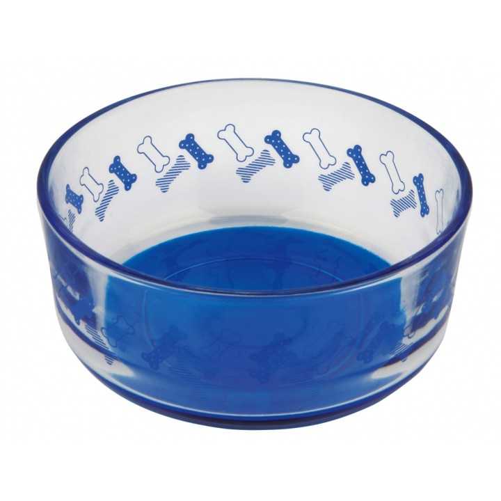 Trixie Ciotola In Vetro 0,4 Lt. / Diam. 12 Cm. Blu