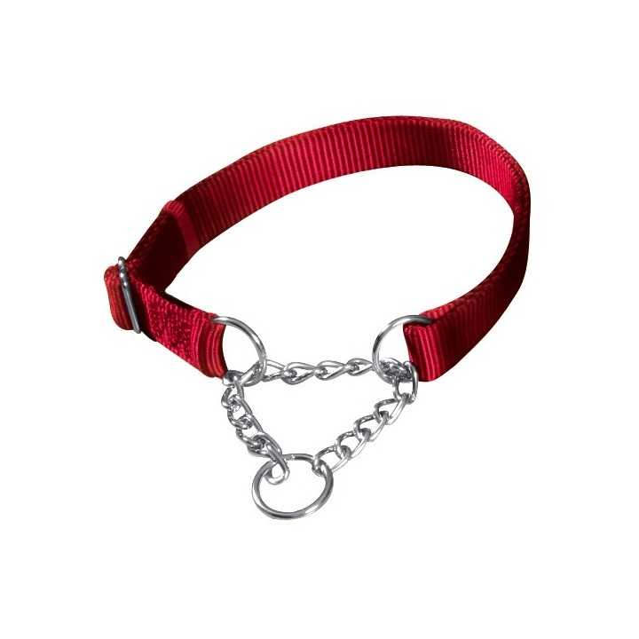 Trixie Collare Premium Semistrangolo Tg. M-L 35-55 Cm. / 20 Mm. Rosso