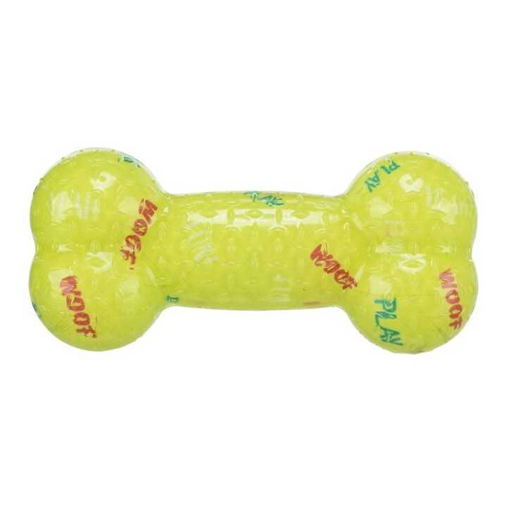 Trixie Gioco Osso In Gomma Termoplastica Con Squittio 17 Cm.
