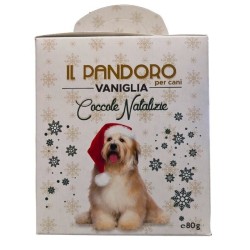 Coccole Natalizie - Pandoro Per Cani Gusto Vaniglia 80 Gr.