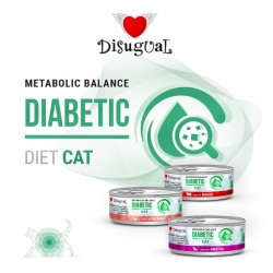 Disugual Diet Cat Diabetic Salmone 85 Gr.