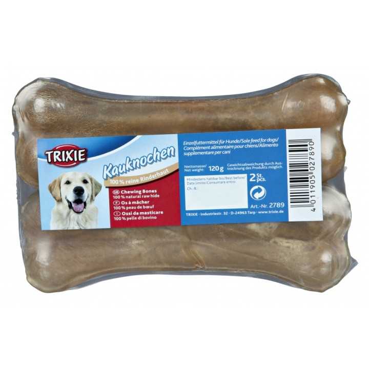 Trixie Osso In Pelle Bovina 13 Cm. / 2 X 60 Gr.