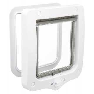 Trixie Porta Basculante 2 Funzioni 20 X 22 Cm. Bianca