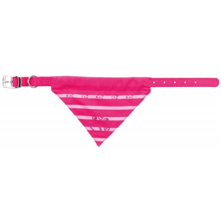 Trixie Premium Collare Con Bandana Tg. S-M (30-38 Cm. / 20 Mm.) Corallo