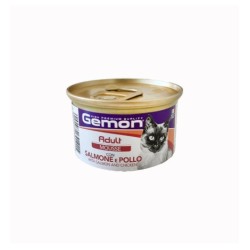 Gemon Cat Mousse Adult Salmone & Pollo 85 Gr.