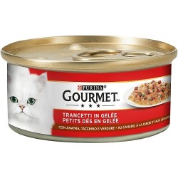 Gourmet Fettine Anatra, Tacchino & Verdure 195 Gr.