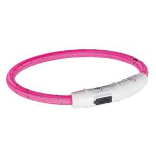 Trixie Safer Life Anello Flash Usb Tg. L-Xl (65 Cm.) Rosa