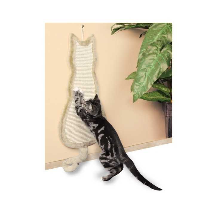 Trixie Tavoletta Tiragraffi A Forma Di Gatto 35 X 69 Cm. Beige