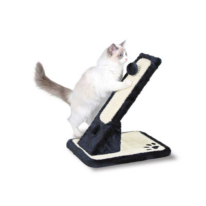 Trixie Tavoletta Tiragraffi Su Base 30 X 42 X 40 Cm. Nero/Crema