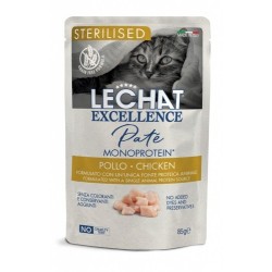 Lechat Excellence Adult Sterilised Pate' Monoprotein Pollo 85 Gr.