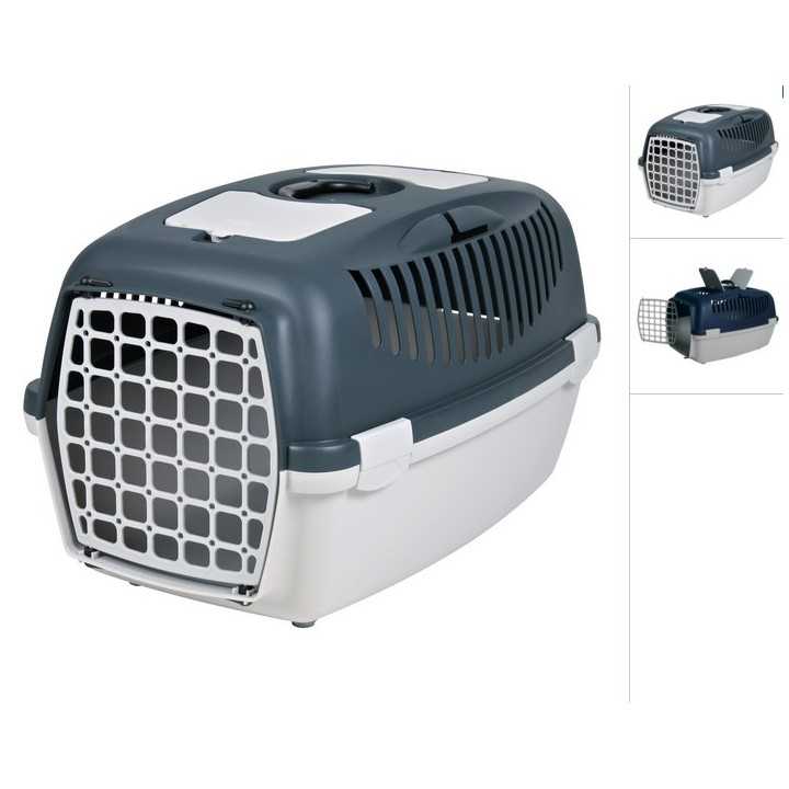 Trixie Trasportino Capri 3 40 X 38 X 61 Cm. Grigio/Grigio Chiaro