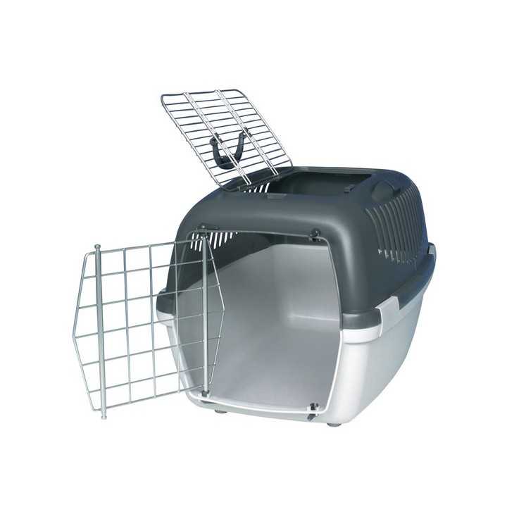 Trixie Trasportino Capri 3 Open Top 40 X 38 X 61 Cm. Grigio Chiaro/Grigio
