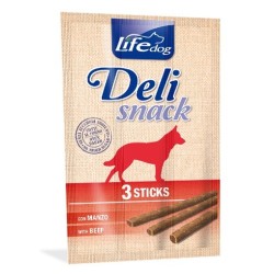 Life Dog Deli Snack Manzo 3 Sticks / 33 Gr.