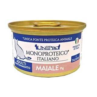 Unipro Cat Adult Unicamente Maiale 85 Gr.