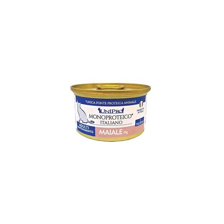 Unipro Cat Adult Unicamente Maiale 85 Gr.