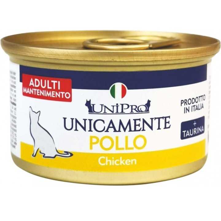 Unipro Cat Adult Unicamente Pollo 85 Gr.
